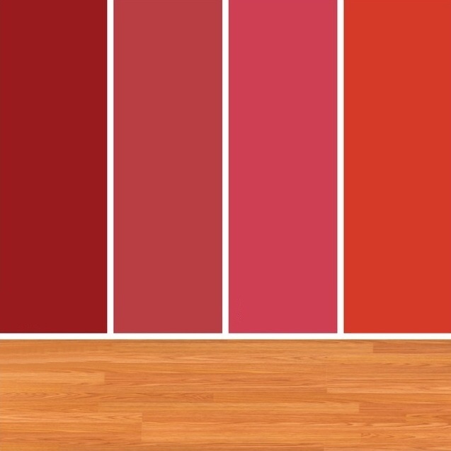 červená paleta farieb