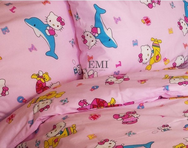posteľné obliečky Hello Kitty pre deti