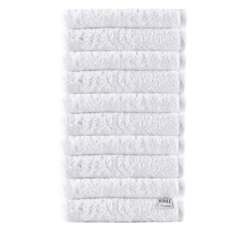 Sada uteráky bavlnené biele 10 ks 50 x 100 cm EMI
