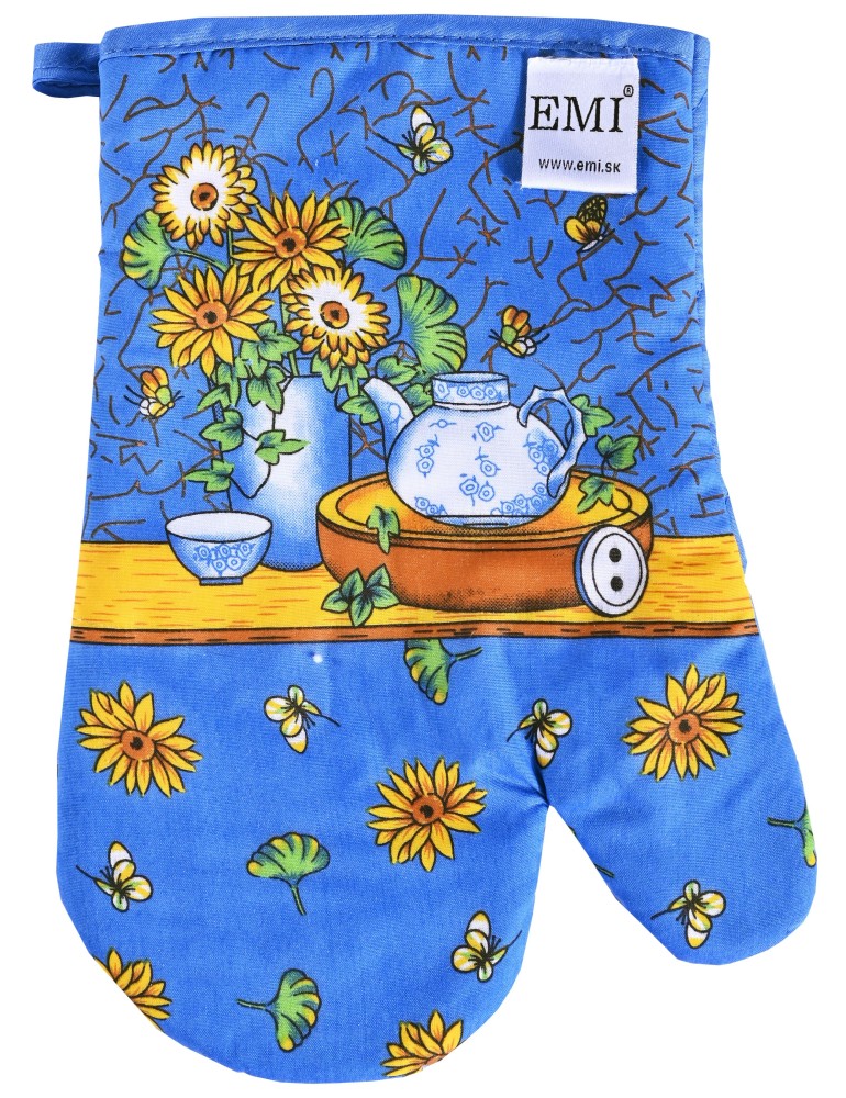 Rokavica standardna modra sončnica