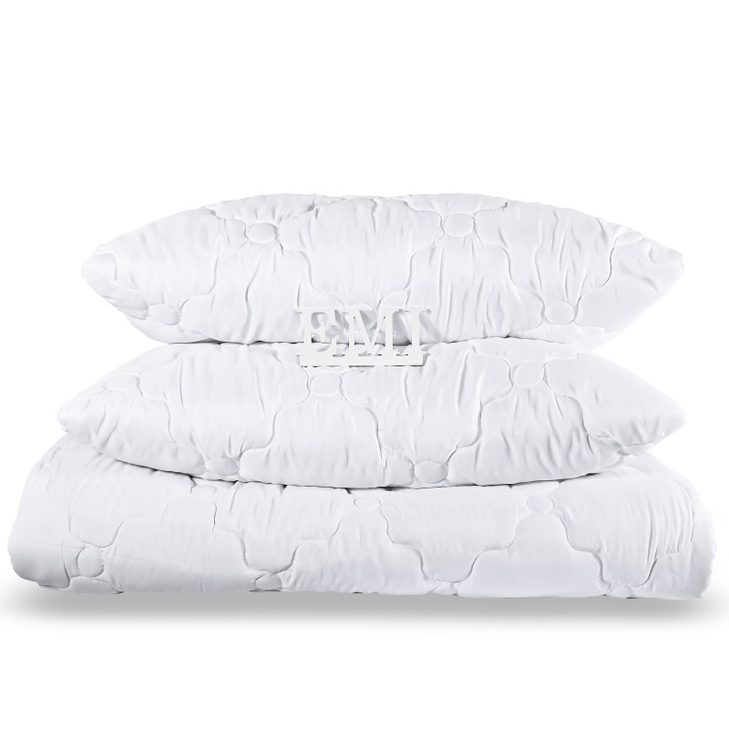 Set manželskej prikrývky a vankúšov Premium 220x200 + 90x70 (2x) EMI