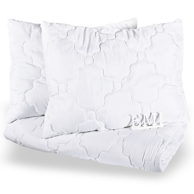 Set manželskej prikrývky a vankúšov Premium 200x200 + 90x70 (2x) EMI
