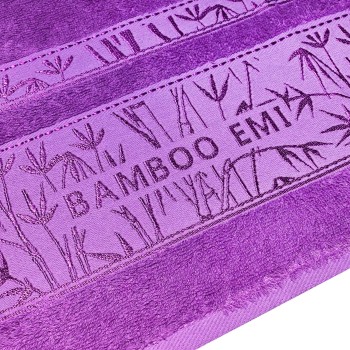 Osuška bambusová fialová 70x140 cm EMI