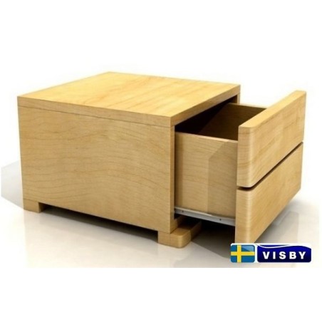 Nočný stolík borovicový Sandemo s jednou zásuvkou - Visby