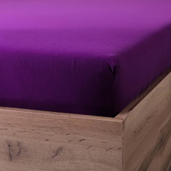 Plachta posteľná fialová jersey EMI