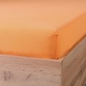 Plachta posteľná oranžová marhuľová jersey EMI