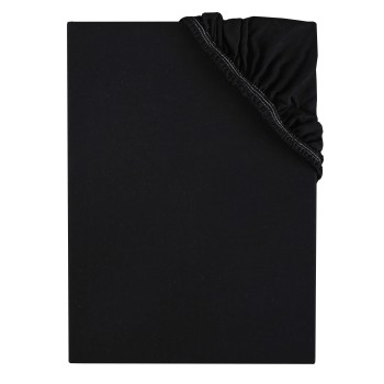 Plachta posteľná čierna jersey EMI