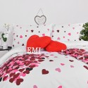 posteľné obliečky ružové 