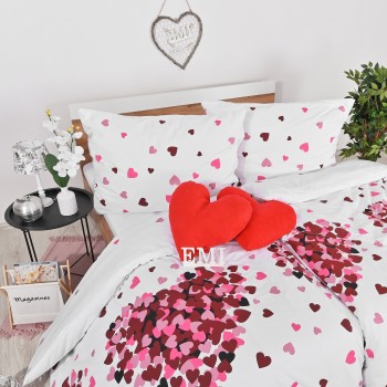 posteľné obliečky ružové 