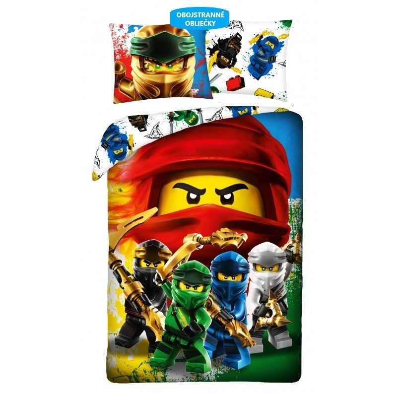 Detské obliečky Lego Ninjago 140 x 200 + 70 x 90 cm