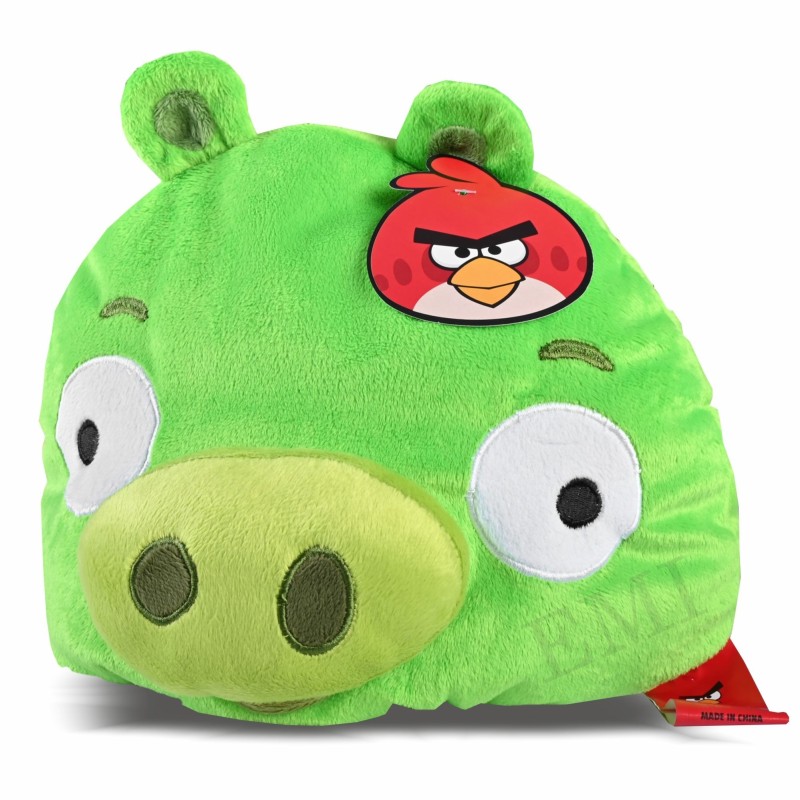 Dekoratívny vankúš Angry Birds zelený