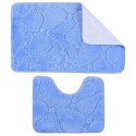 Kúpeľňové predložky set 2 kusov Merga modré