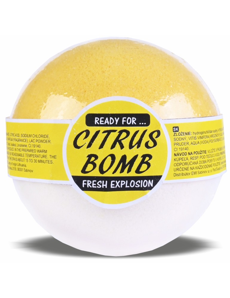 Bomba do kúpeľa Citrus 125 g Bomba do kúpeľa Citrus 125 g