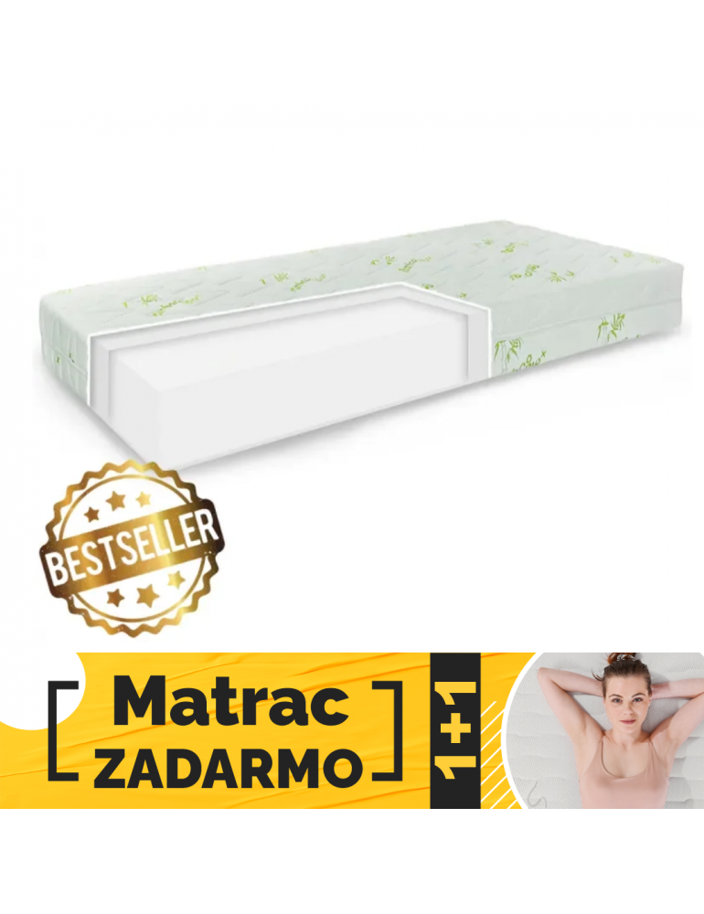 Matrac Comfort Bamboo EMI 1+1 ZADARMO
