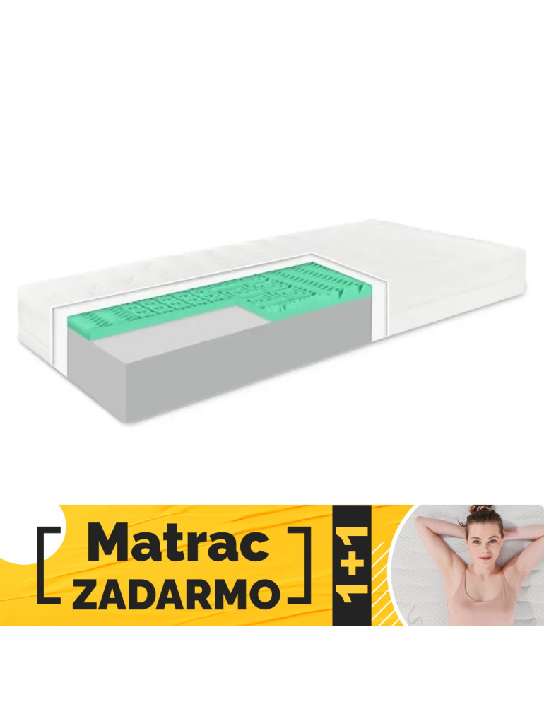 Matrac Memory green EMI 1+1 ZADARMO
