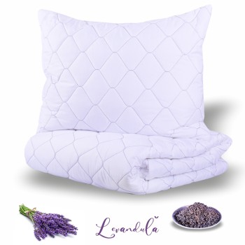 Set prikrývky a vankúša Levanduľa 140x200 70x90 EMI