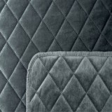Prehoz na posteľ tmavosivý 200x220 cm