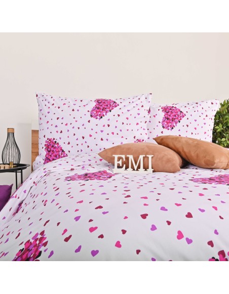 Obliečky Romance fialové EMI