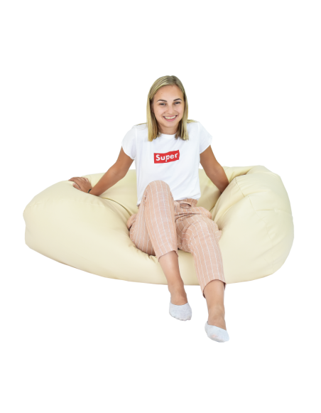 Sedací vak hruška bežová EMI