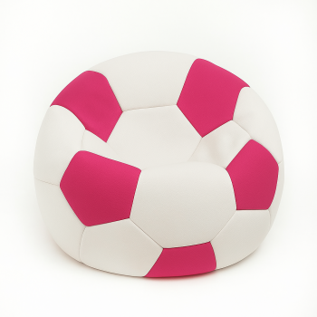 Sedací_vak_futbalová_lopta_malá_bieloružová_EMI