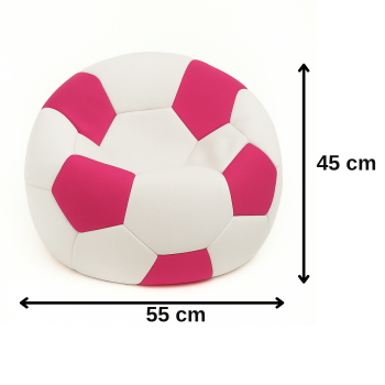 Sedací_vak_futbalová_lopta_malá_bieloružová