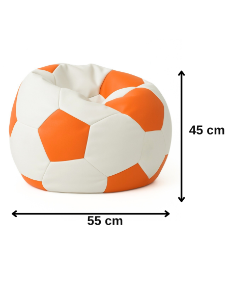 Sedací_vak_futbalová_lopta_malá_bielooranžová