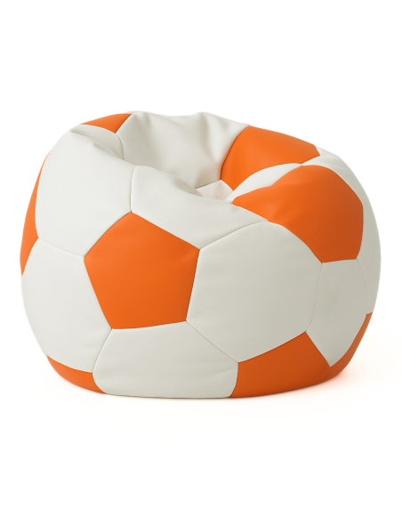 363_Sedací_vak_futbalová_lopta_malá_bielooranžová