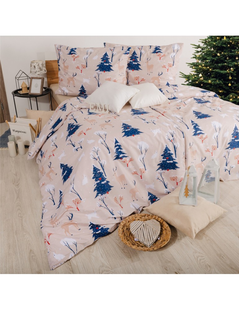 Vianočné bavlnené obliečky Frostelle EMI