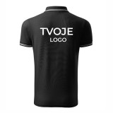Pánske tričko s vlastným logom čierne EMI