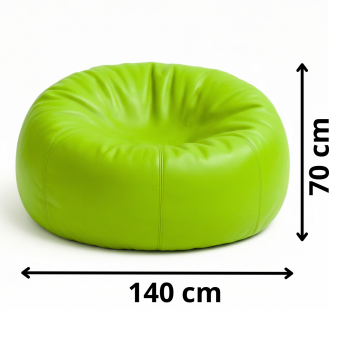 Sedací vak guľa limetková EMI