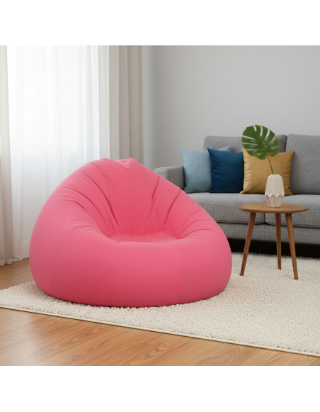 Sedací vak guľa ružová EMI