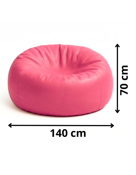 Sedací vak guľa ružová EMI