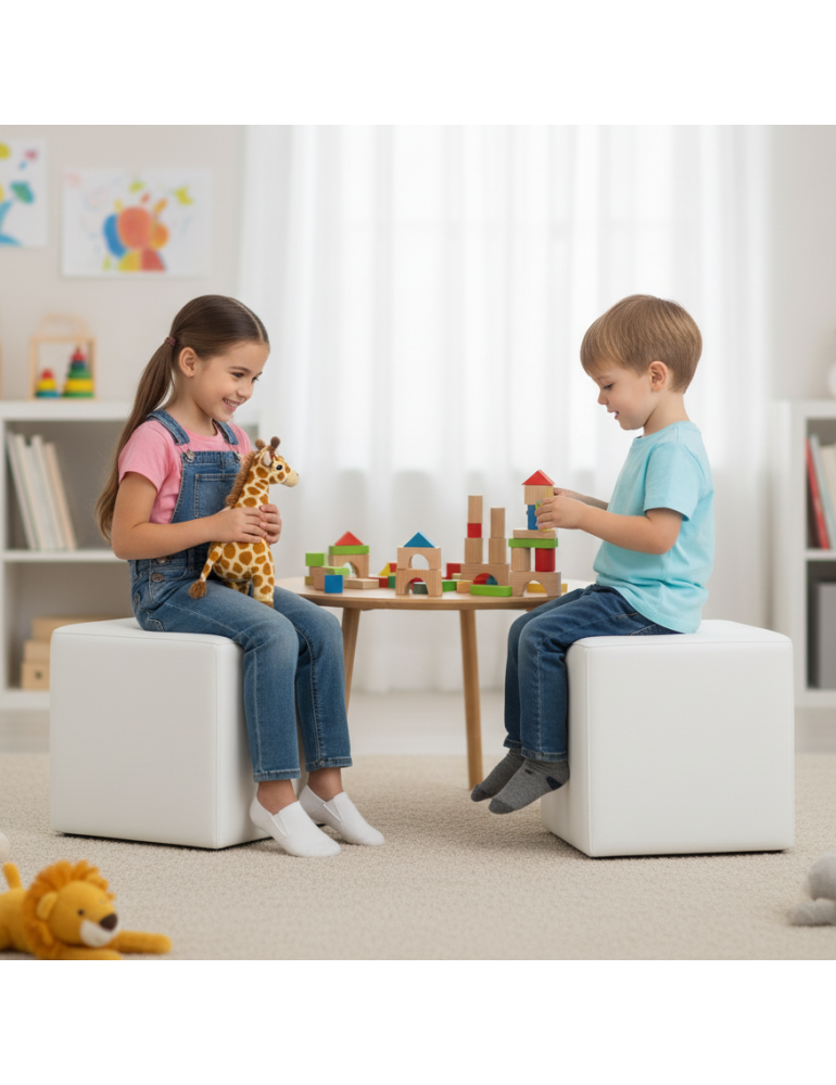 Sedací vak taburetka kocka Sedací vak taburetka kocka