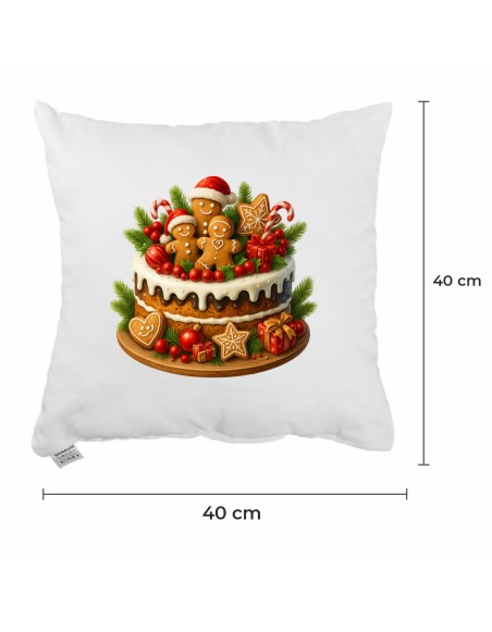 Vianočný vankúš Cake 40x40 cm EMI