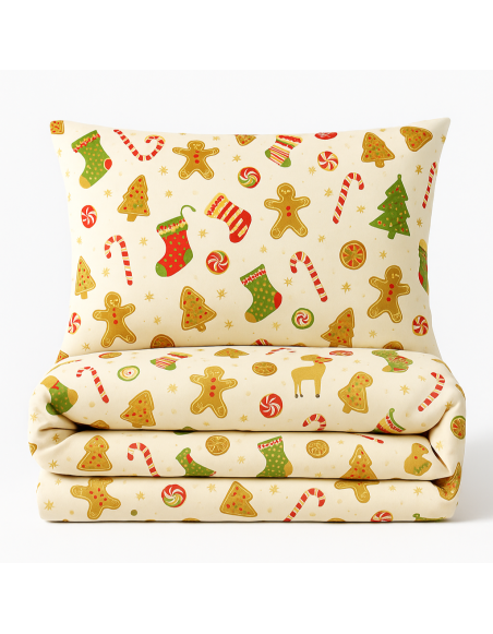 Vianočné bavlnené obliečky Noel EMI