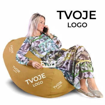 Sedací vak hruška semišová...