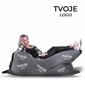 Sedací vak vankúš sivý...