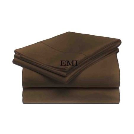 Plachta posteľná hnedá pevná EMI