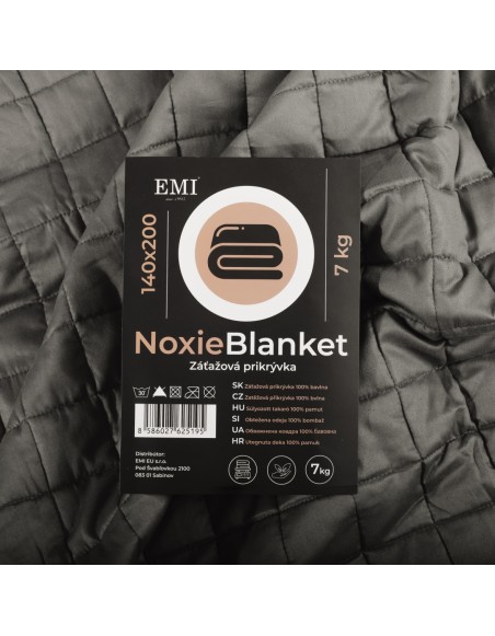 Záťažová prikrývka NoxieBlanket 7kg 140x200 cm EMI