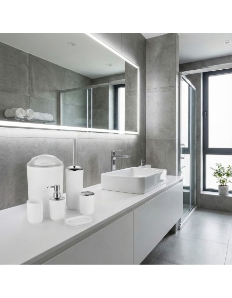 Súprava doplnkov do kúpeľne Levi biela EMI