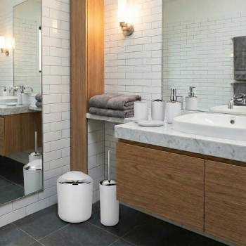 Súprava doplnkov do kúpeľne Levi biela EMI