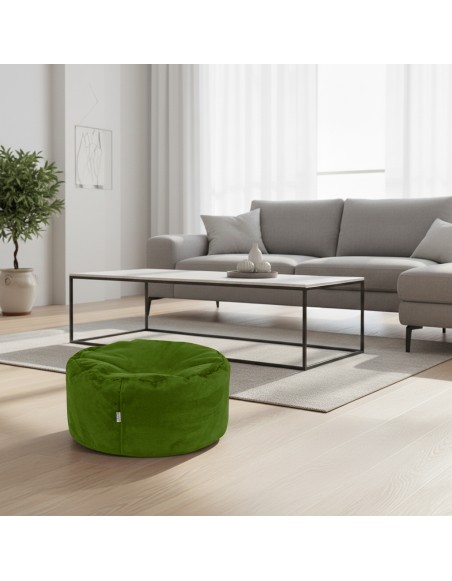 Sedací vak leňošník zelený EMI