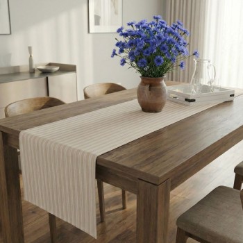 Behúň na stôl krémový Damal 34x180 cm EMI