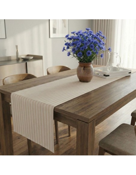 Behúň na stôl krémový Damal 34x180 cm EMI