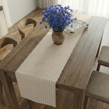 Behúň na stôl krémový Damal 34x180 cm EMI