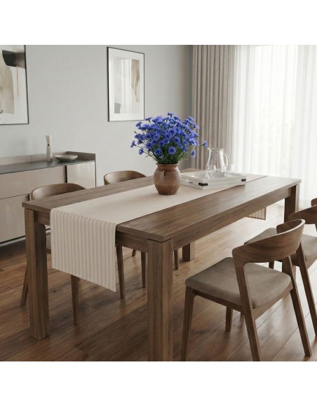 Behúň na stôl krémový Damal 34x180 cm EMI