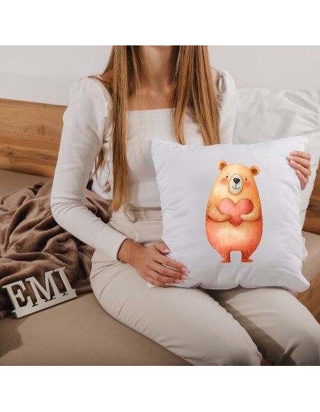Dekoratívny vankúš Teddy Love 40x40 cm EMI