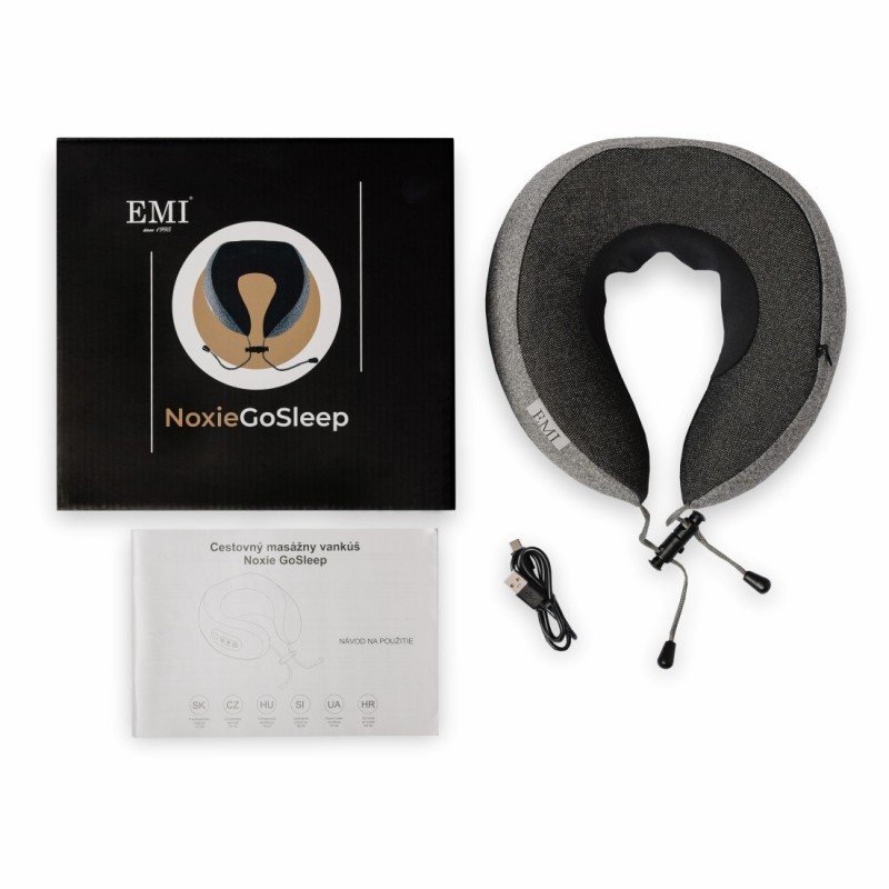 Cestovný masážny vankúš NoxieGoSleep EMI