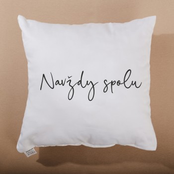 Dekoratívny vankúš Navždy spolu 40x40 cm EMI
