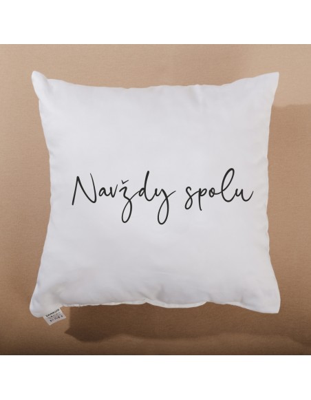 Dekoratívny vankúš Navždy spolu 40x40 cm EMI